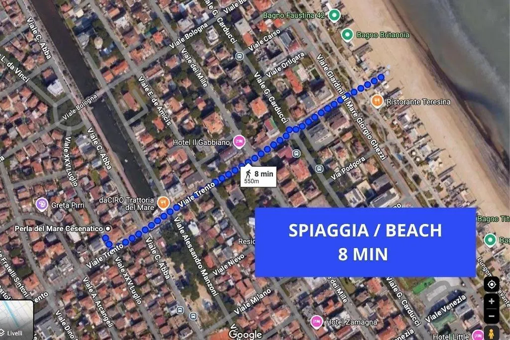 Апартаменты Perla Del Mare Чезенатико 0*,